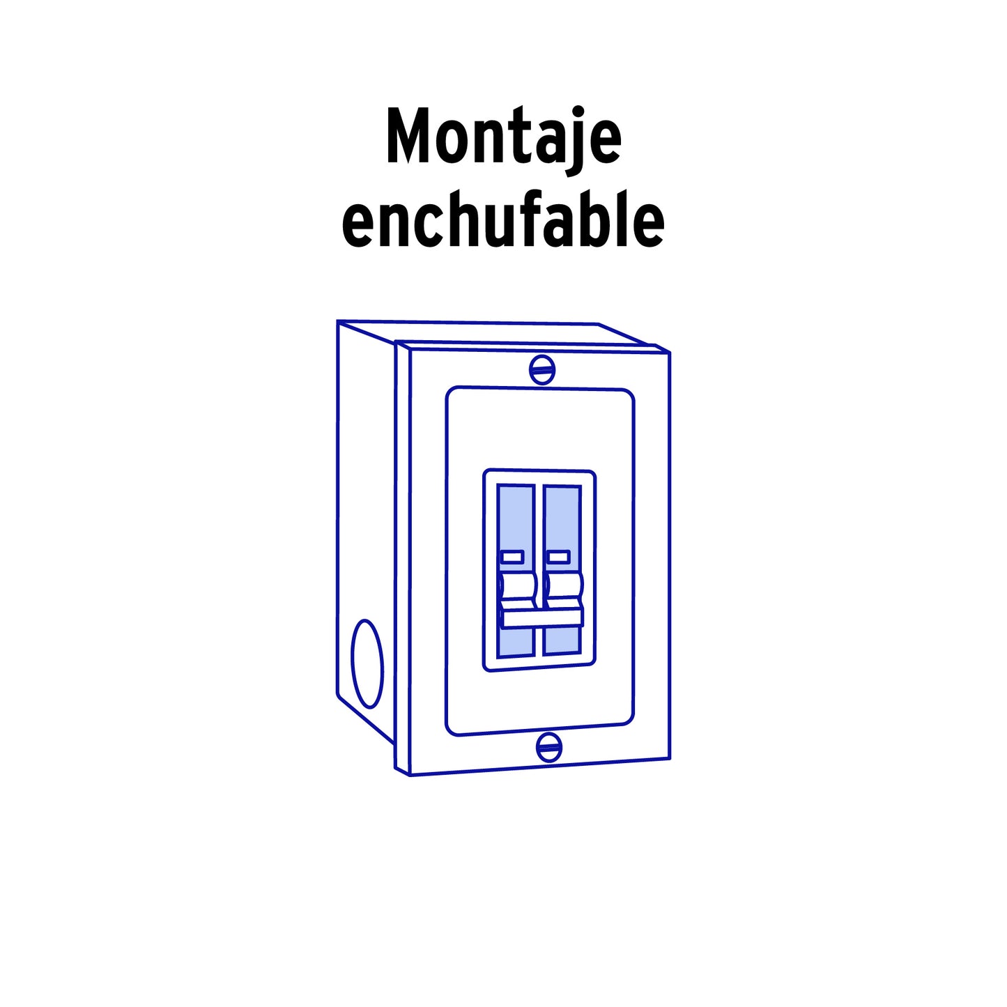 Interruptor de 2 polos 30A, enchufable, a granel, VOLTECK | IT-230G | 45878