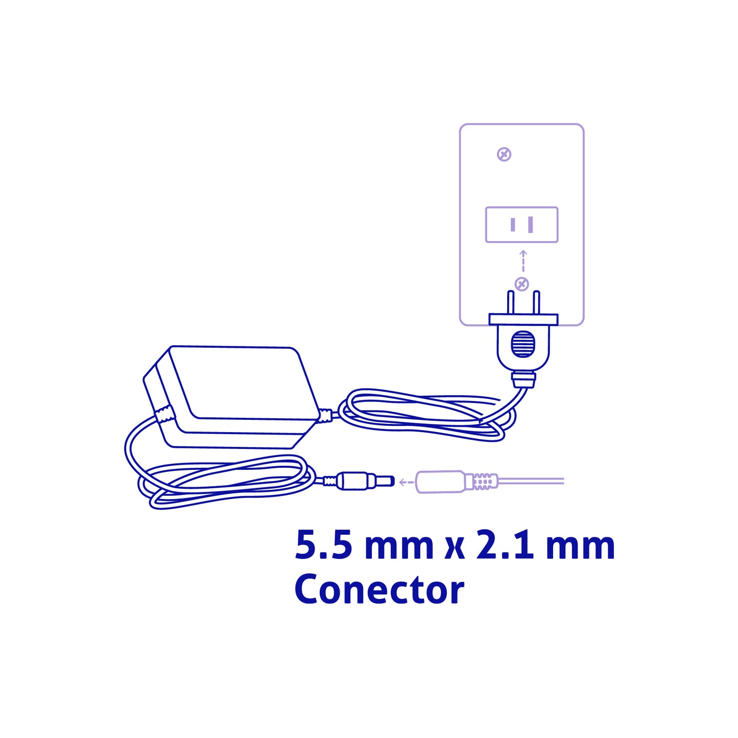 Fuente de Alimentación 12V 2A para CCTV, Volteck | CTV-122FA | 49784