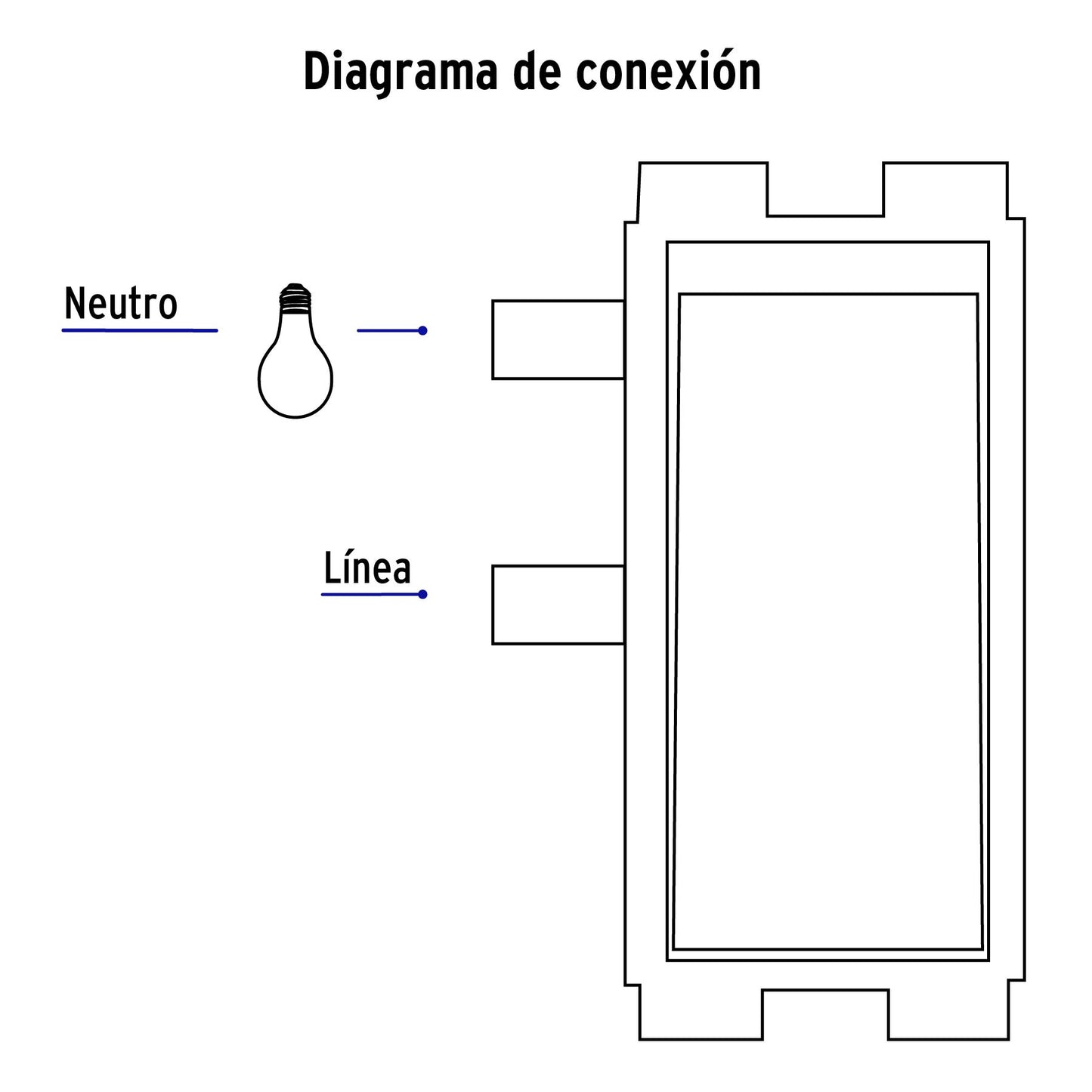 Placa armada con 2 interruptores sencillos, Volteck Basic | PA-APDO-B | 25080