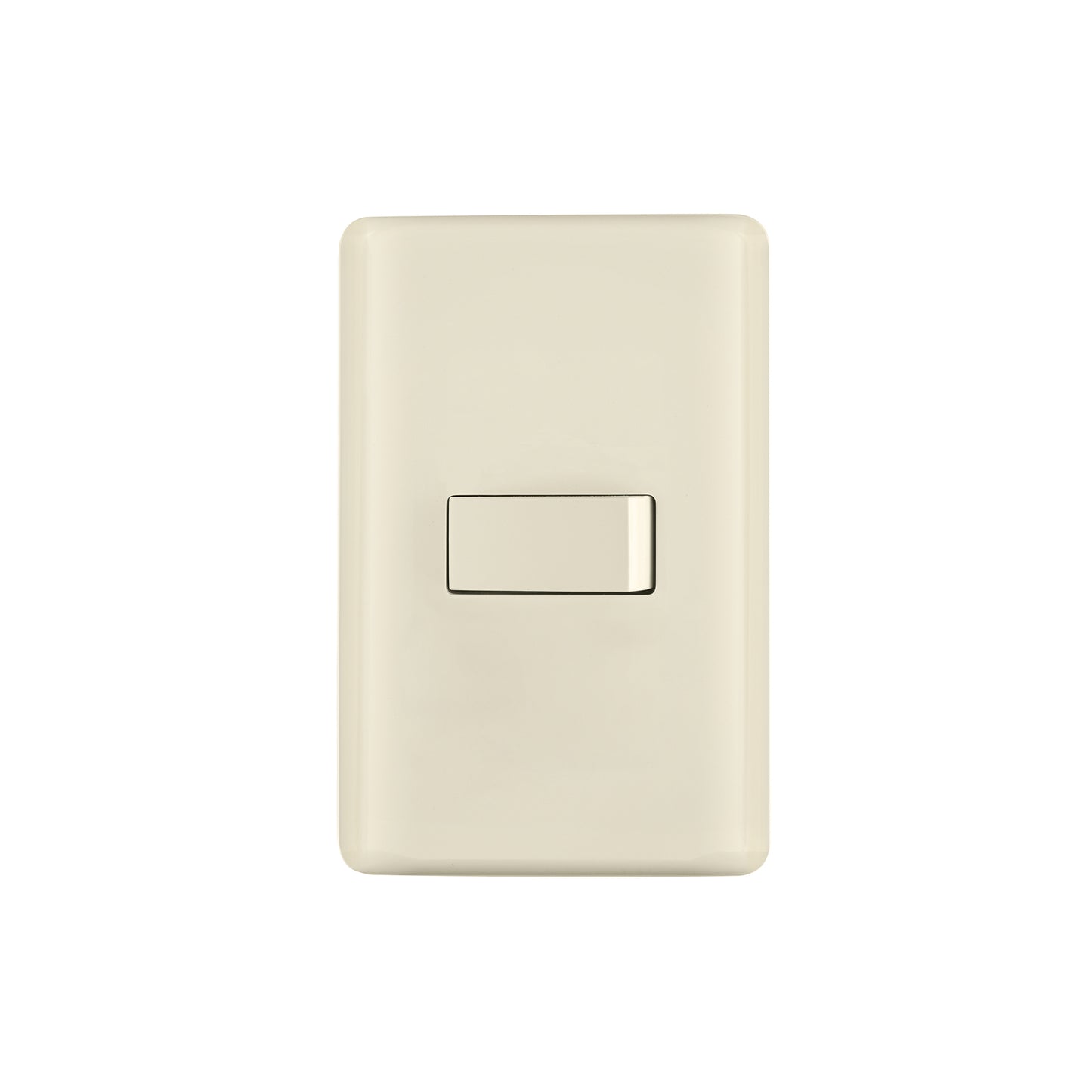Placa armada 1 interruptor de escalera, marfil, Basic | PA-APSE-EBI | 26641