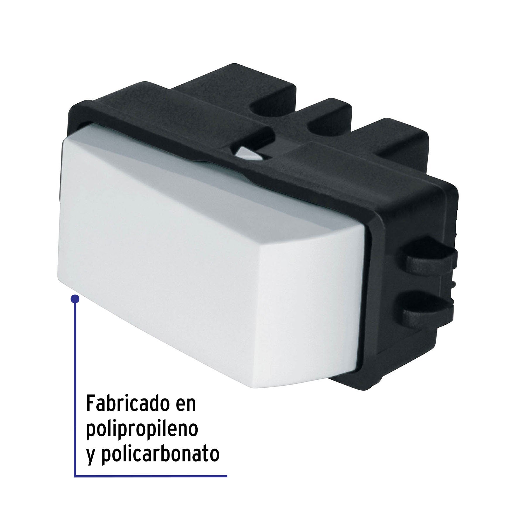 Interruptor sencillo, Volteck Basic | APSE-B | 27108