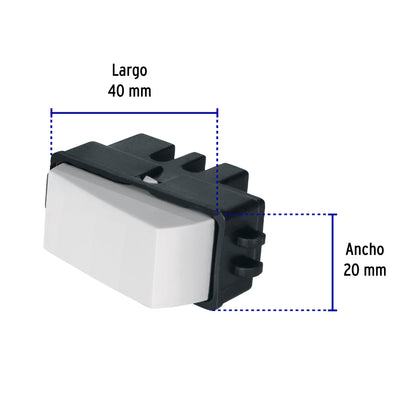 Interruptor de 3 vías, Volteck Basic | APSE-3B | 27109