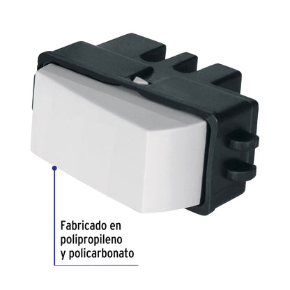 Interruptor de 3 vías, Volteck Basic | APSE-3B | 27109