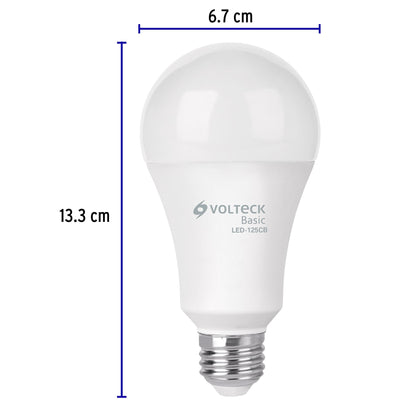 Lámpara LED A22 16 W (equiv. 100 W), luz cálida, caja, Basic | LED-125CB | 27215