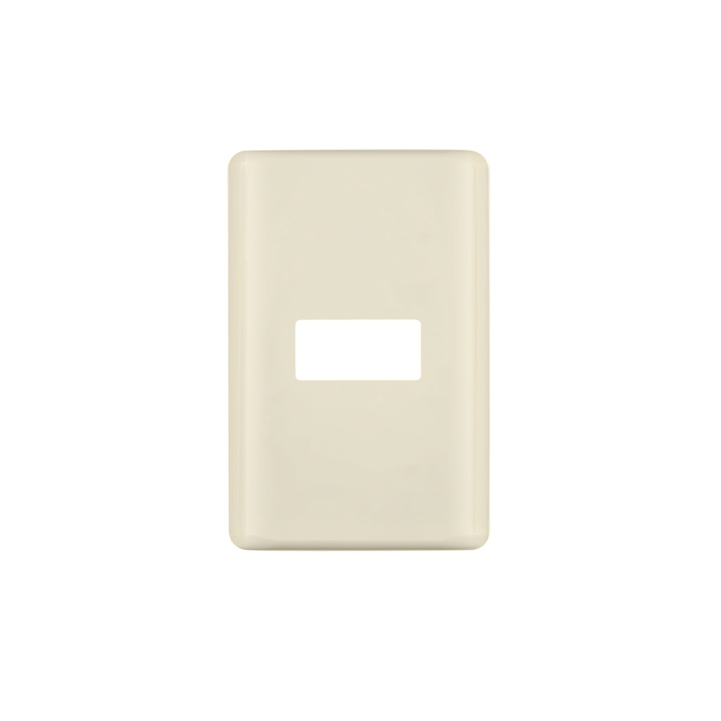Placa 1 módulo, marfil, línea Volteck Basic | PPSE-BI | 27231
