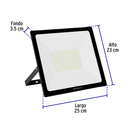 Reflector LED para exteriores 100W 6500K, VOLTECK BASIC | REF-404L | 28016