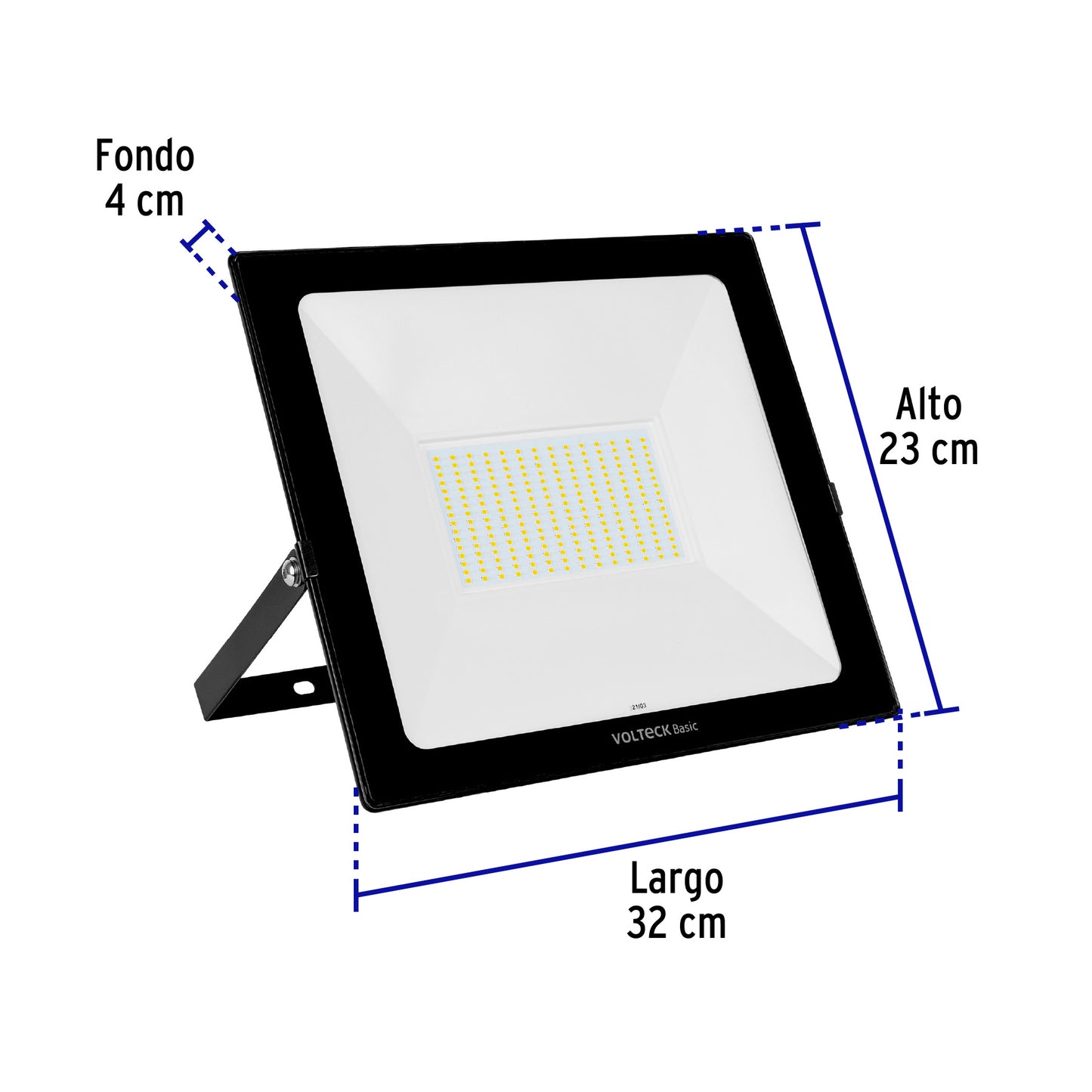 Reflector LED para exteriores 150W 3000K, VOLTECK BASIC | REF-405LC | 28094