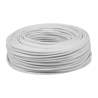 Rollo de 100 metros de cable THW CCA 8 AWG blanco, Basic | CCA-8B | 40204