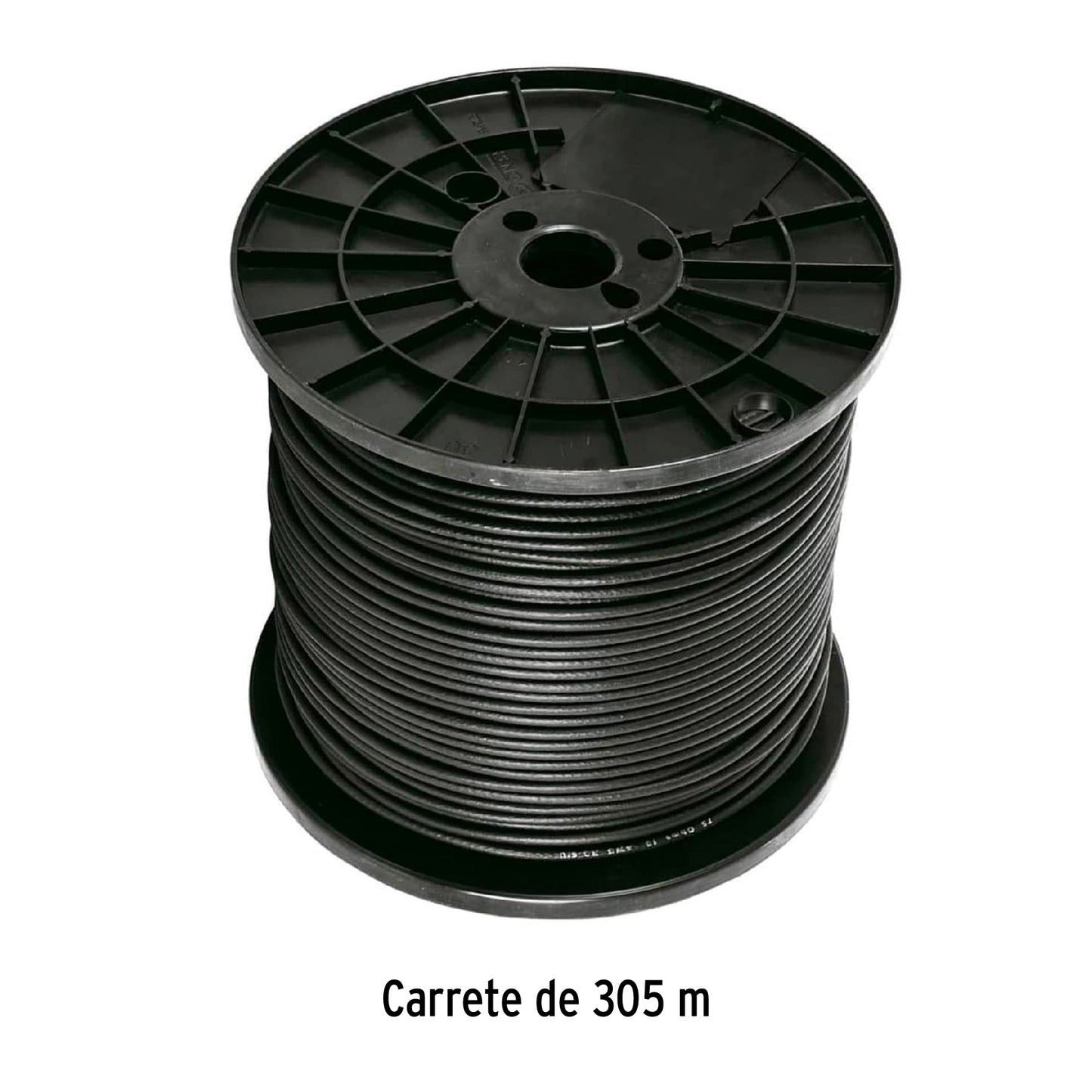 Metro de cable coaxial RG59 en carrete de 305 m, Volteck | CABCO-59300 | 45028