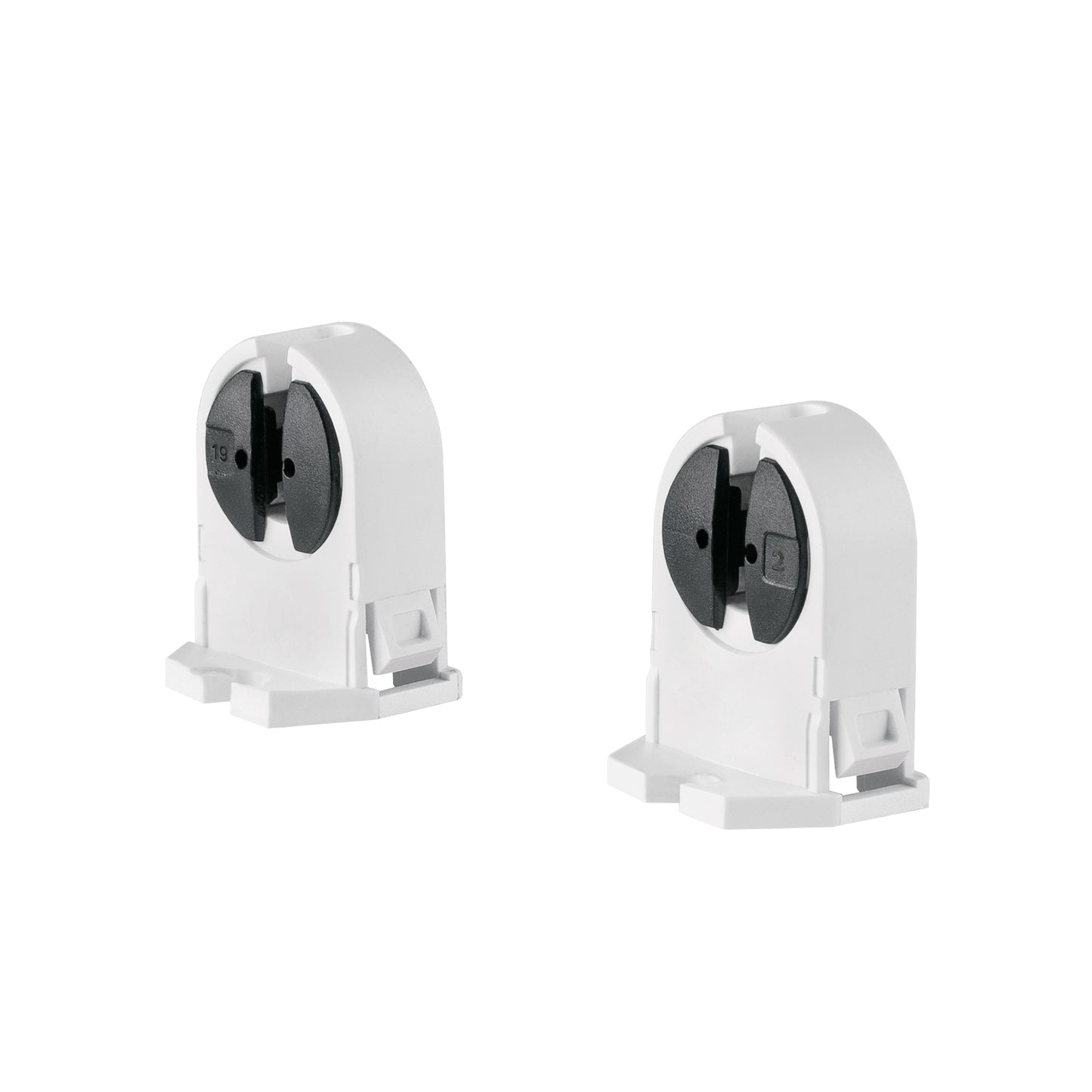 Bolsa 2 pz portalámparas p/tubo LED y fluorescente, base G5 | POPL-18 | 45391