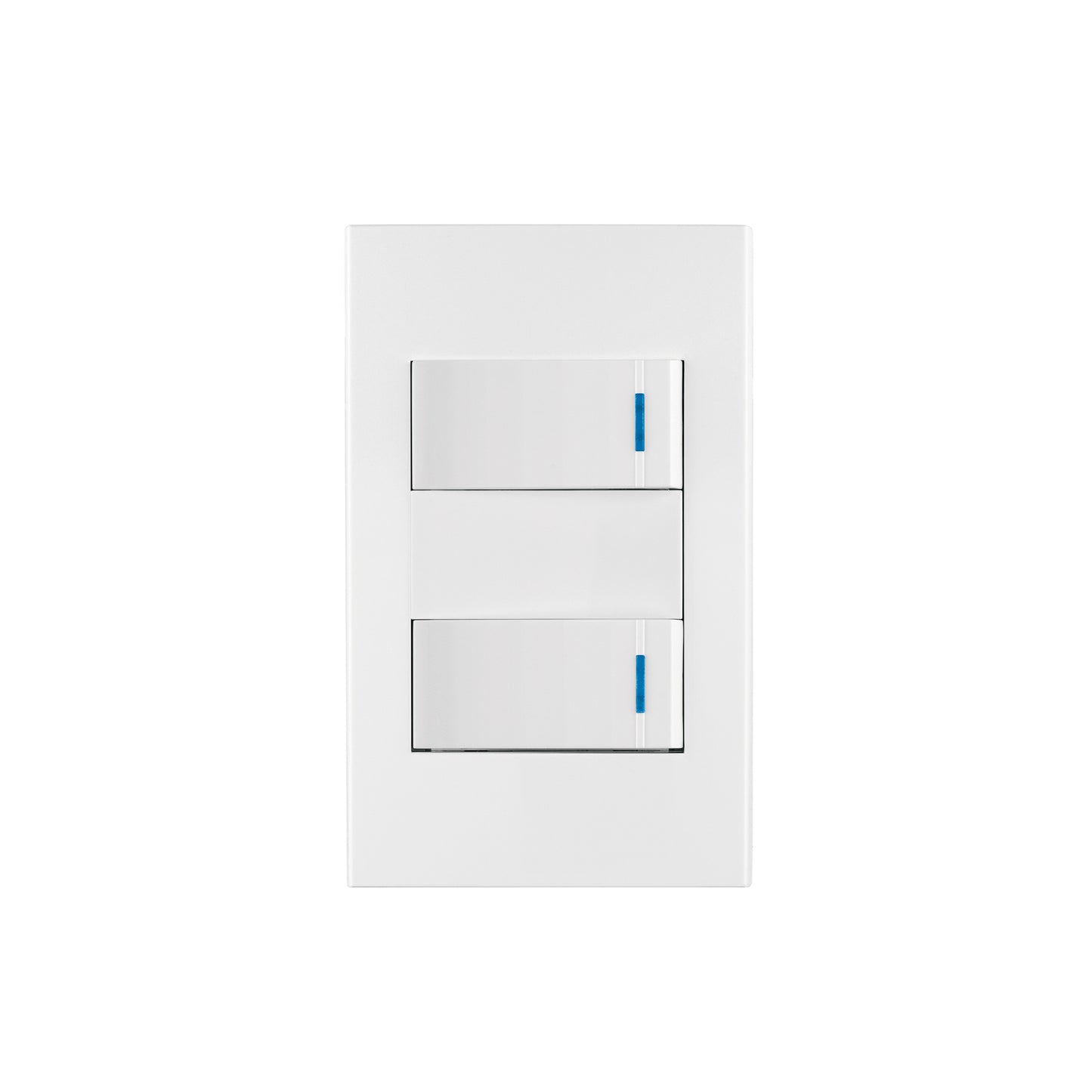 Placa armada 2 interruptores 1de 3vías,1 mod,Española,blanco | PA-APDO1-EEB | 45602