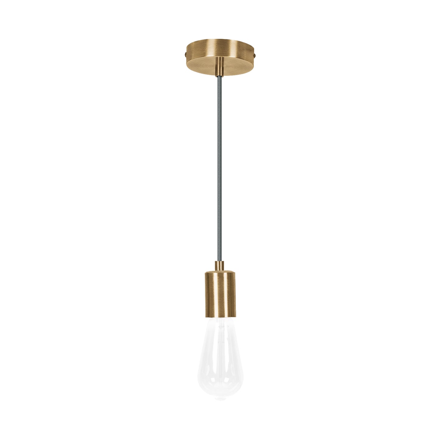 Socket colgante metálico, hierro antiguo, VOLTECK | SOC-10HS | 45673