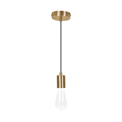 Socket colgante metálico, hierro antiguo, VOLTECK | SOC-10HS | 45673