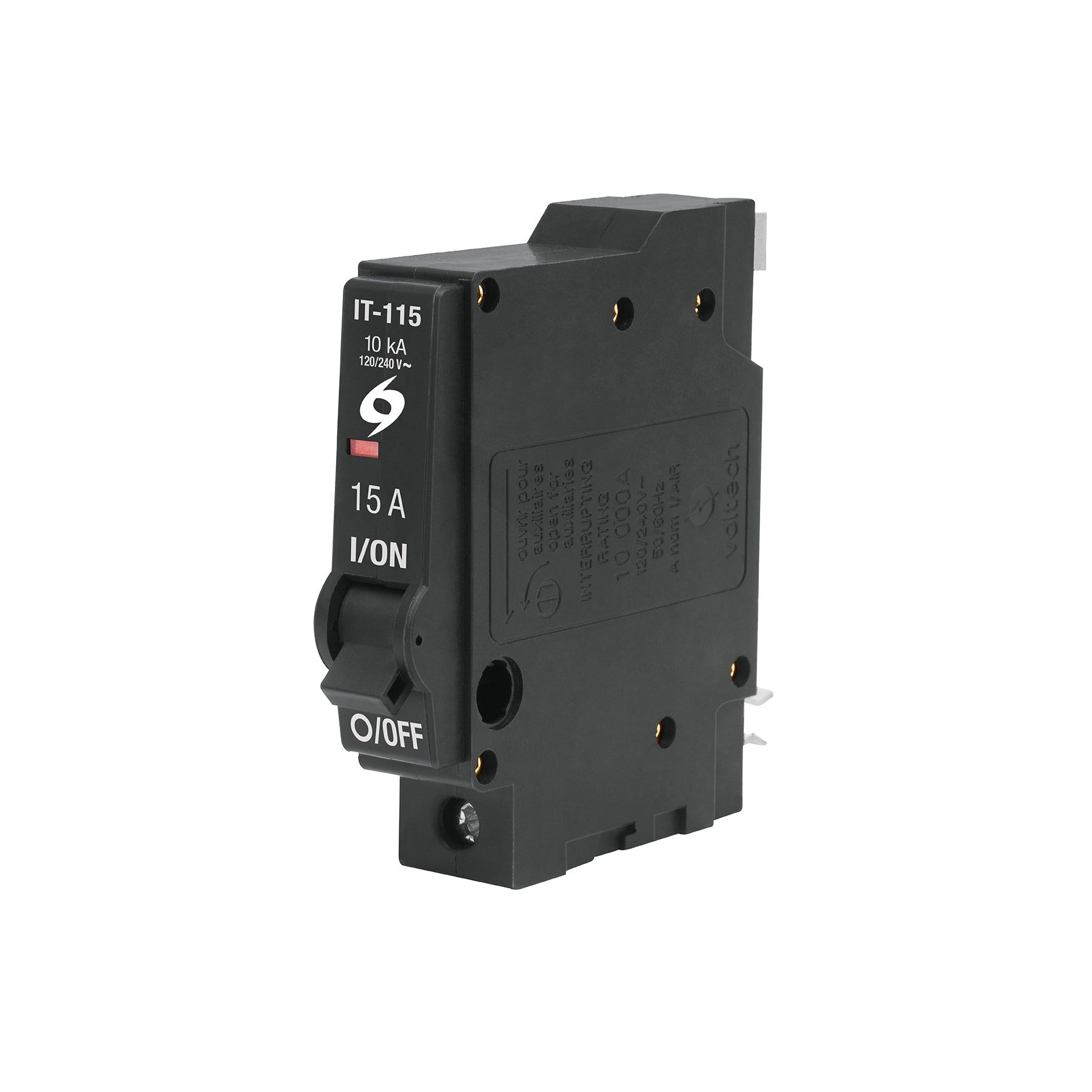 Interruptor de 1 polo 15A, enchufable, a granel, VOLTECK | IT-115G | 45871