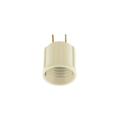 Portalámpara de baquelita, con adaptador a granel, VOLTECK | POBA-20G | 45884