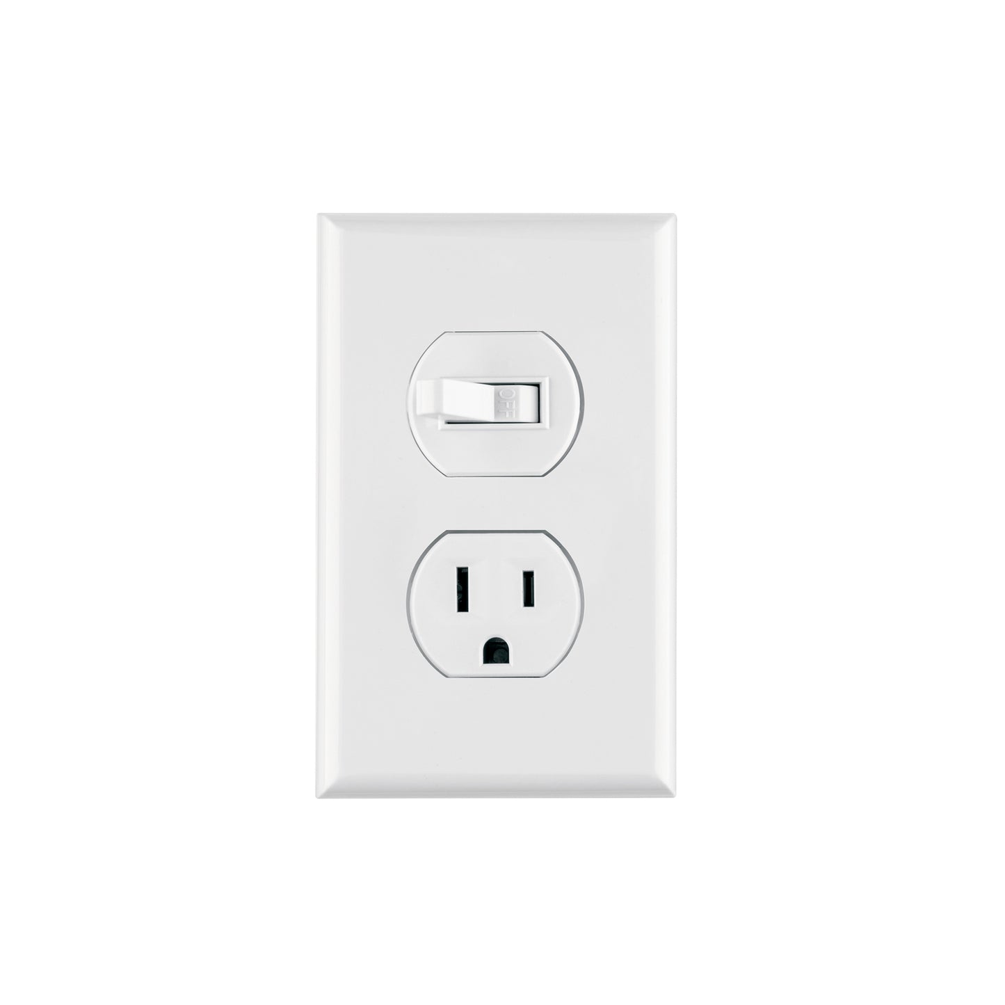 Placa armada interruptor y contacto, línea Standard, blanco | PA-COAP-SB | 45950