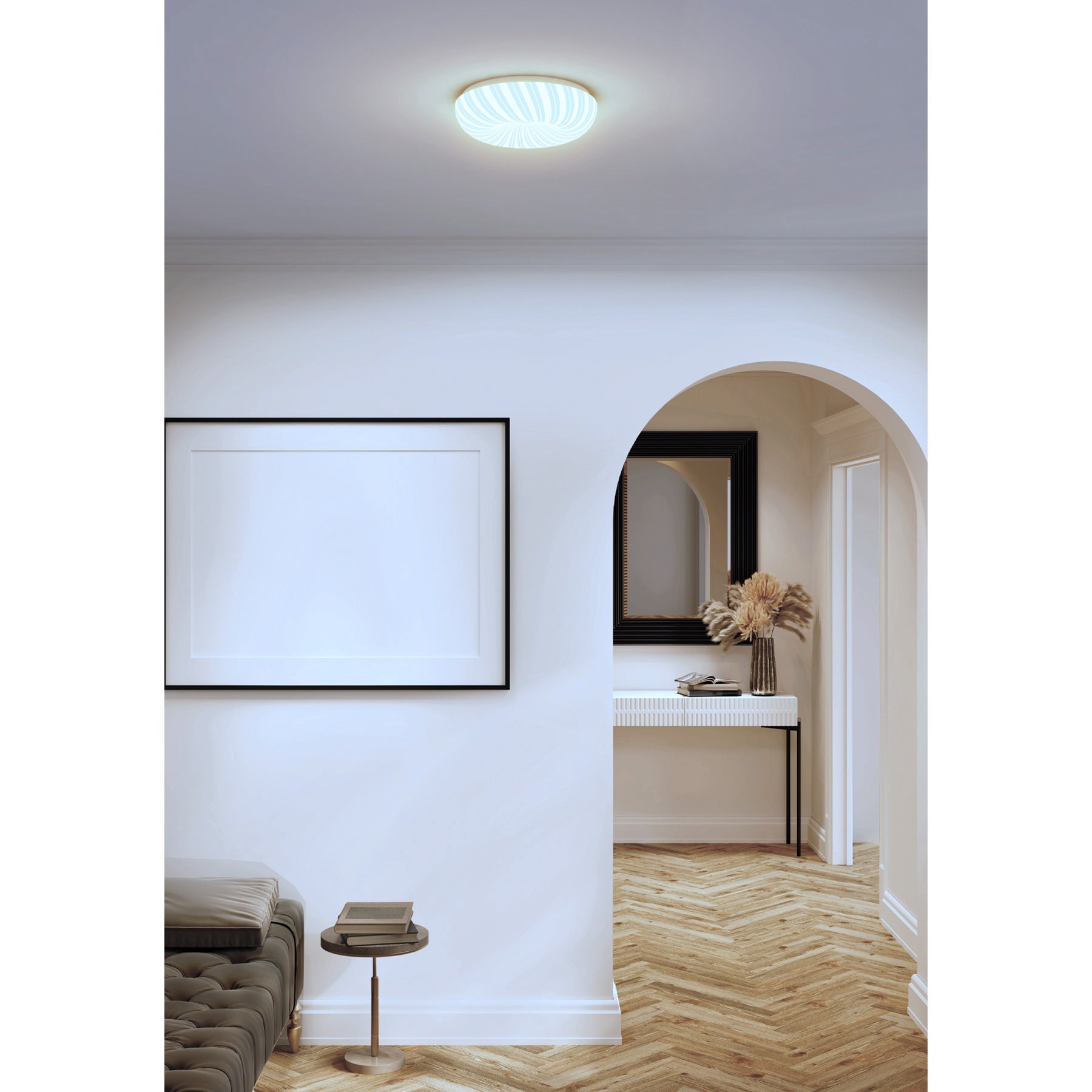 Luminario LED plafón decorativo 18W 6500K, espiral, BASIC | PLA-303L | 46017