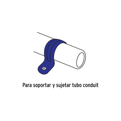 Bolsa c/5 abrazaderas tipo uña 1-1/4' p/tubo pared delgada | AU-114 | 46040