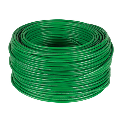 Rollo de 100 m de cable THHW-LS 10 AWG verde, Volteck | CAB-10V | 46063