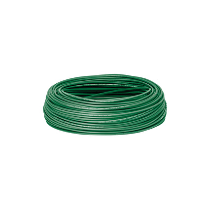 Rollo de 100 m de cable THHW-LS 14 AWG verde, Volteck | CAB-14V | 46065