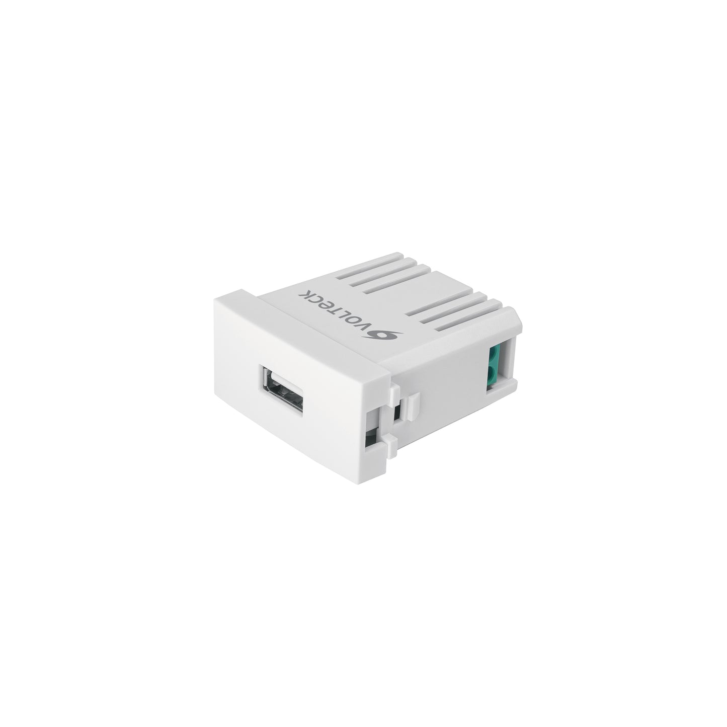 Cargador USB a la pared, 2.1A, línea Oslo, color blanco | CUSB-OB | 46086