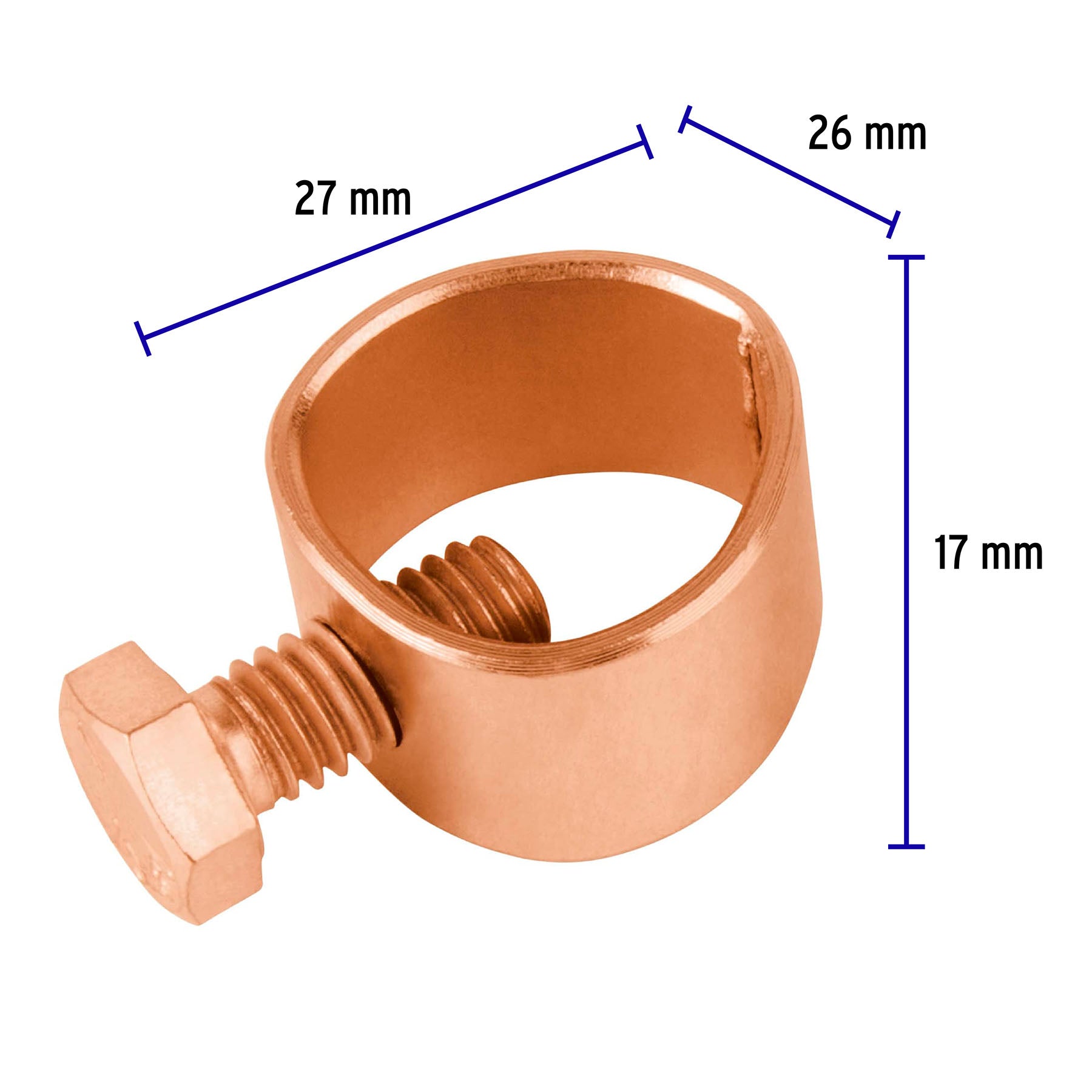 Conector para varilla a tierra, Volteck | CVT | 46125