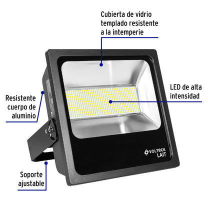Reflector LED para exteriores 200W 6500K, VOLTECK | REF-306L | 46127