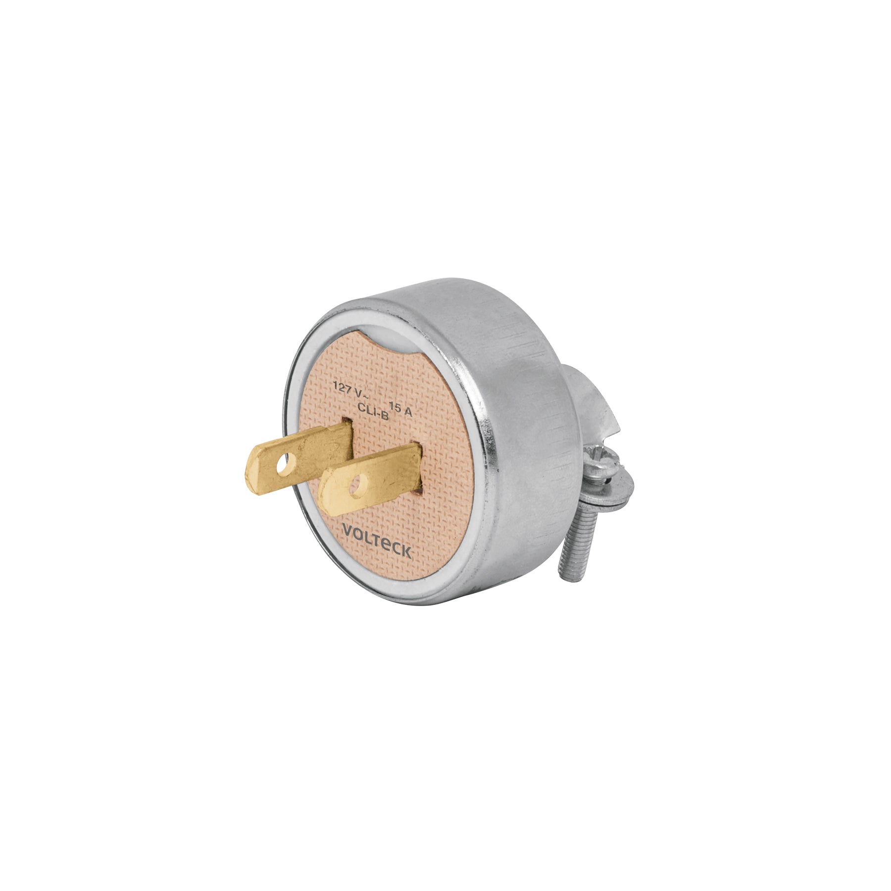 Clavija industrial blindada no polarizada, Volteck | CLI-B | 46199