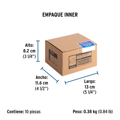 Clavija industrial blindada no polarizada, Volteck | CLI-B | 46199