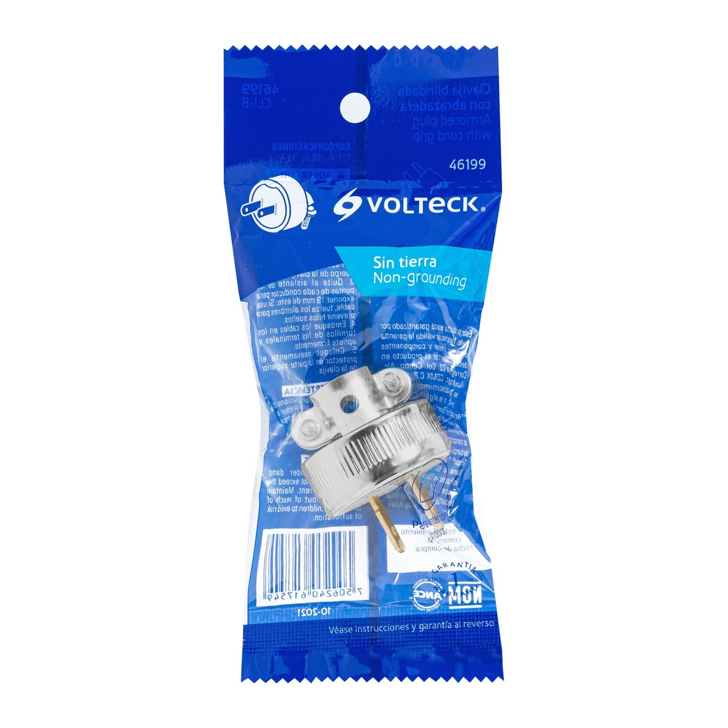 Clavija industrial blindada no polarizada, Volteck | CLI-B | 46199