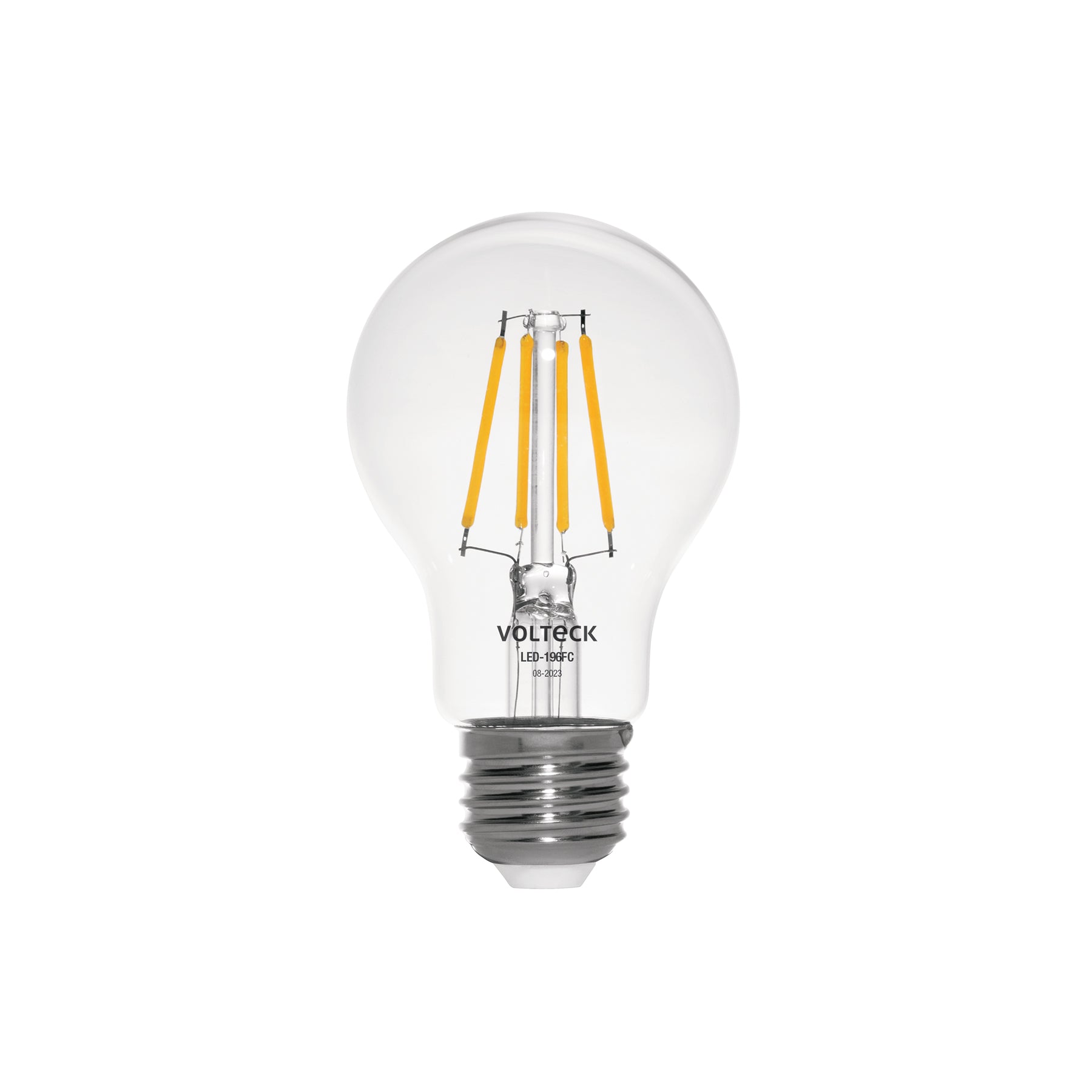 Lámpara LED tipo A19 6 W con filamento luz cálida, blíster | LED-196FC | 46211