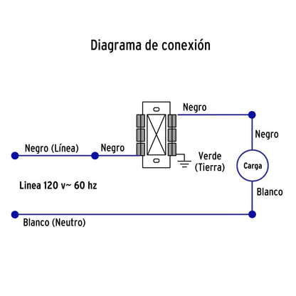 Atenuador de luz deslizable, línea Classic, Volteck | DIM-CL | 46300