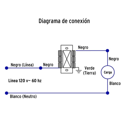 Atenuador de Luz deslizable con interruptor, línea Classic | DIM-CL2 | 46301