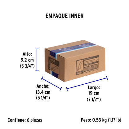 Calentador de inmersión p/agua #1 de 8 L, 400 W, Volteck | CAGU-1 | 46303