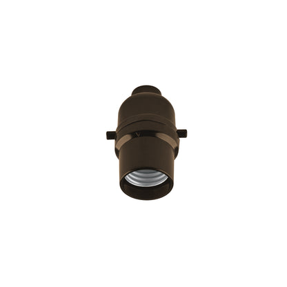 Portalámpara de baquelita, con interruptor de barra, Volteck | POBA-11 | 46501