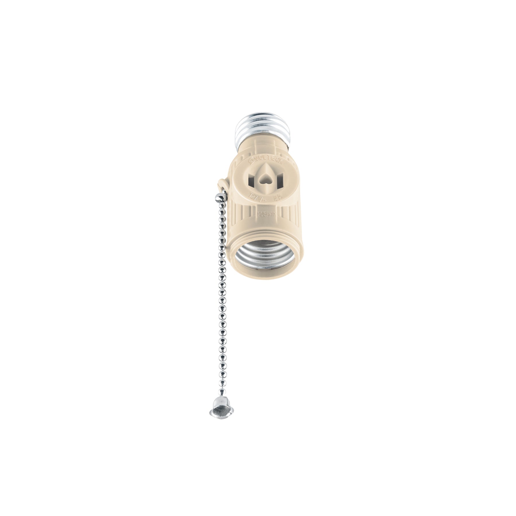 Portalámpara de baquelita, con interruptor de cadena,Volteck | POBA-17 | 46515