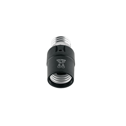 Portalámpara de PVC, con sensor de luz, Volteck | POBA-19 | 46516
