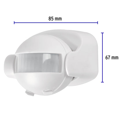 Sensor de movimiento de 180° para pared y techo, Volteck | SEMO-180 | 46594