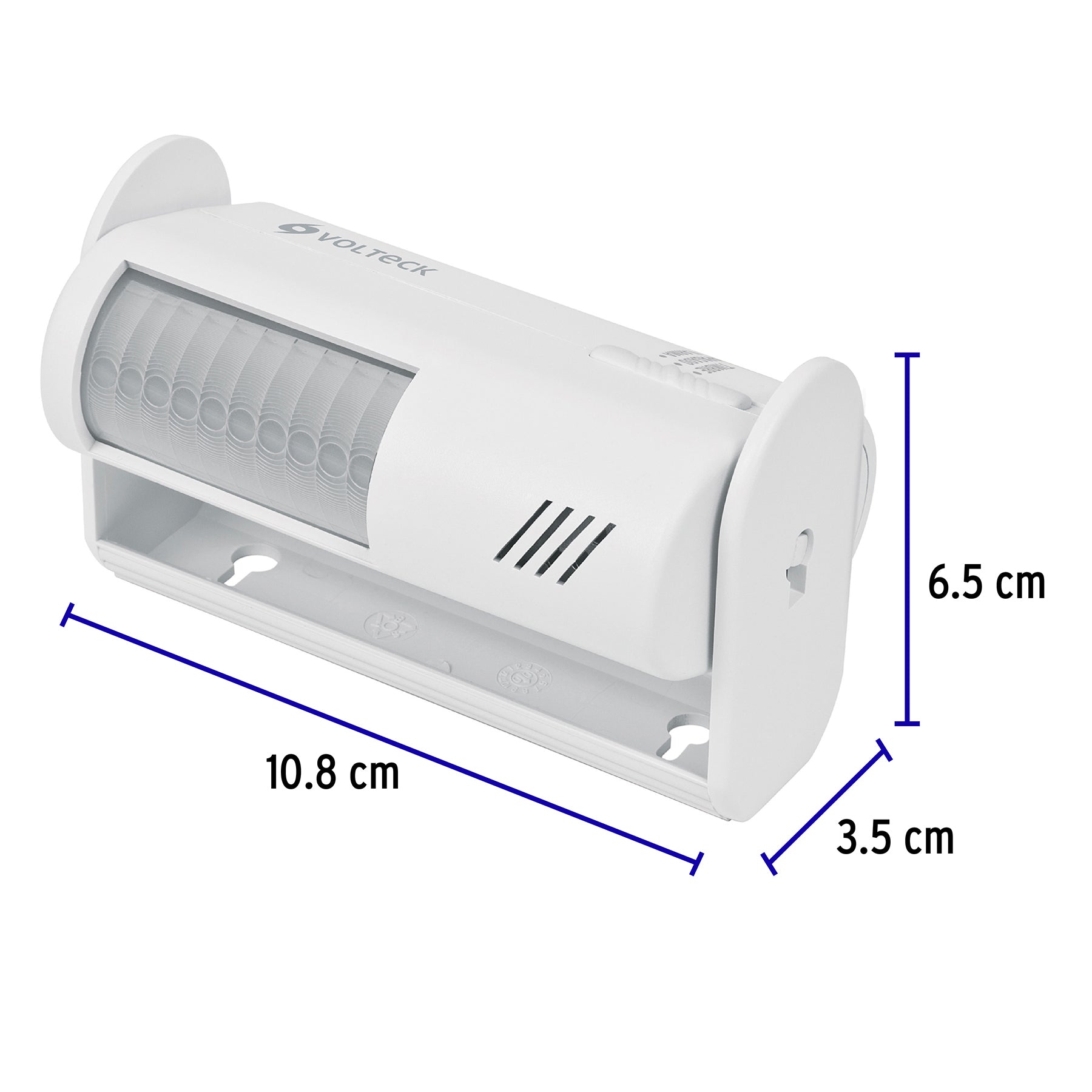 Sensor de movimiento con alarma y timbre, Volteck | SEMO-AL | 46595