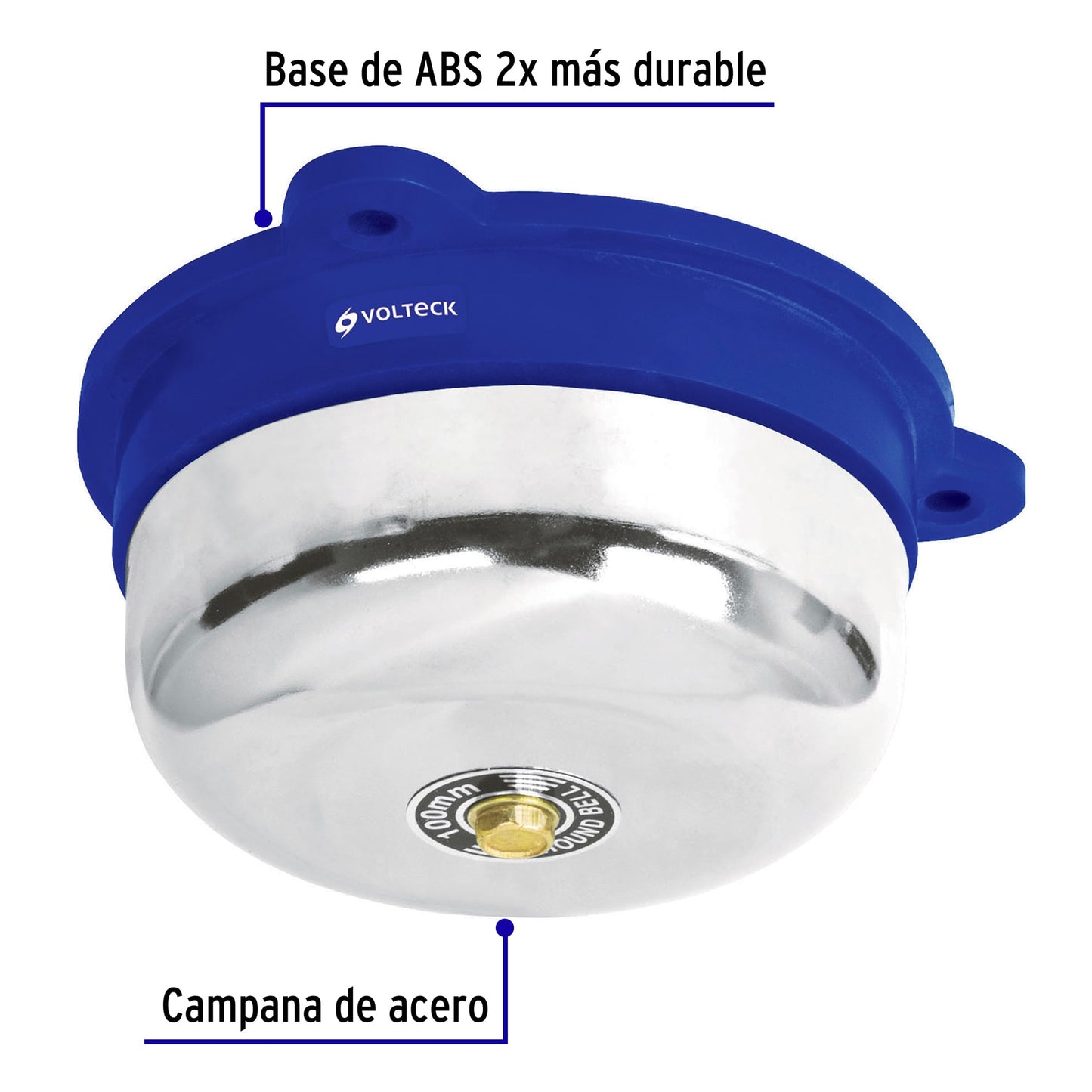 Timbre industrial tipo campana de 4', VOLTECK | TIMC-4 | 46607