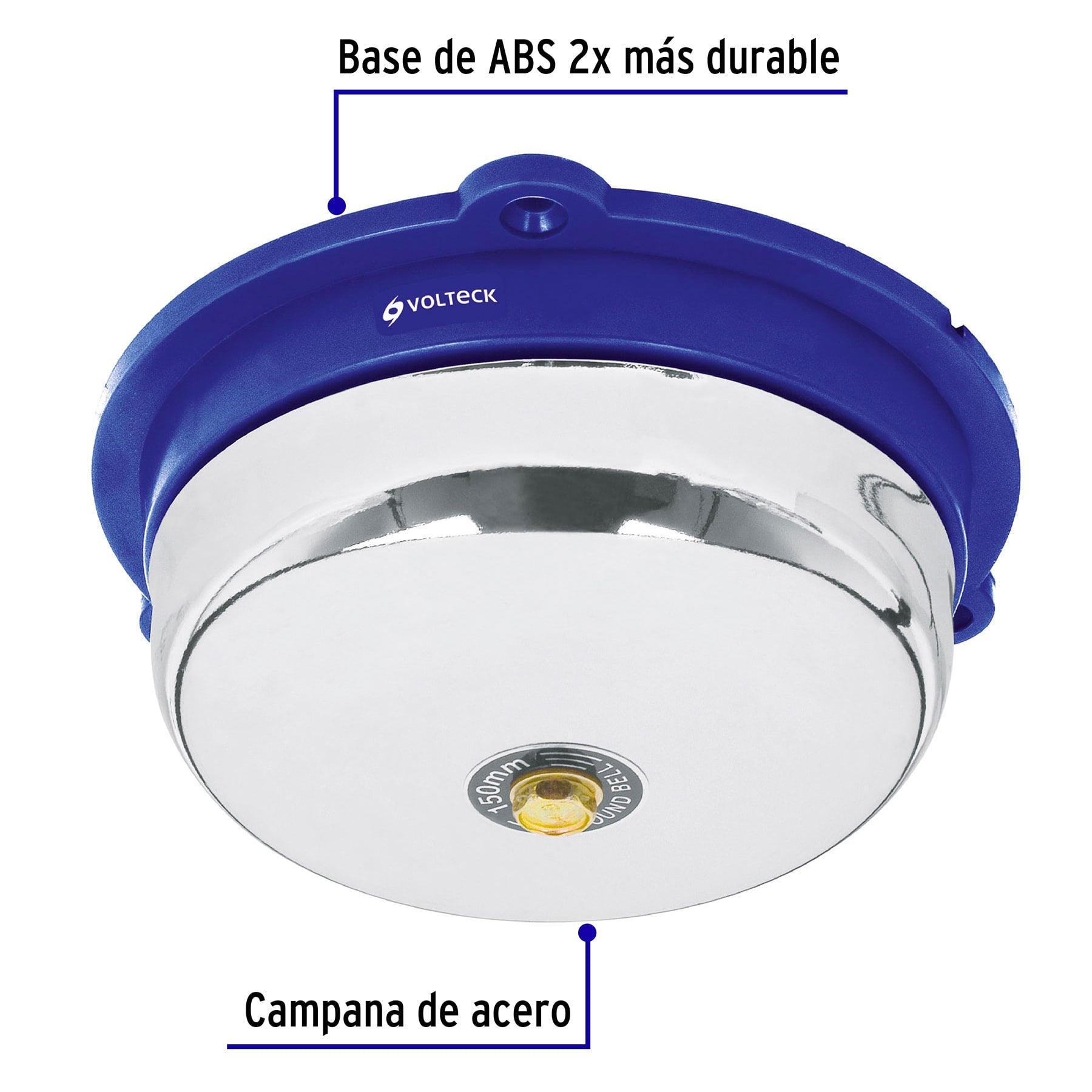 Timbre industrial tipo campana de 6', VOLTECK | TIMC-6 | 46609