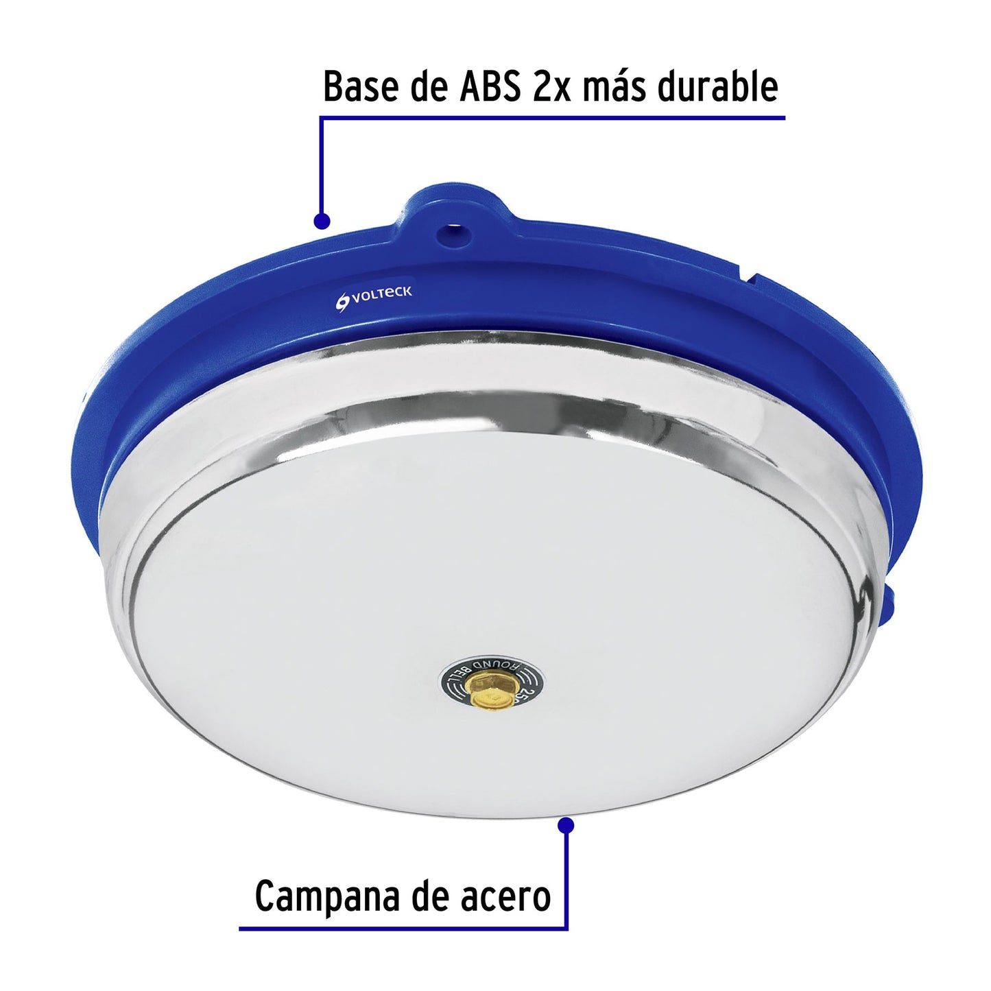 Timbre industrial tipo campana de 10', VOLTECK | TIMC-10 | 46611
