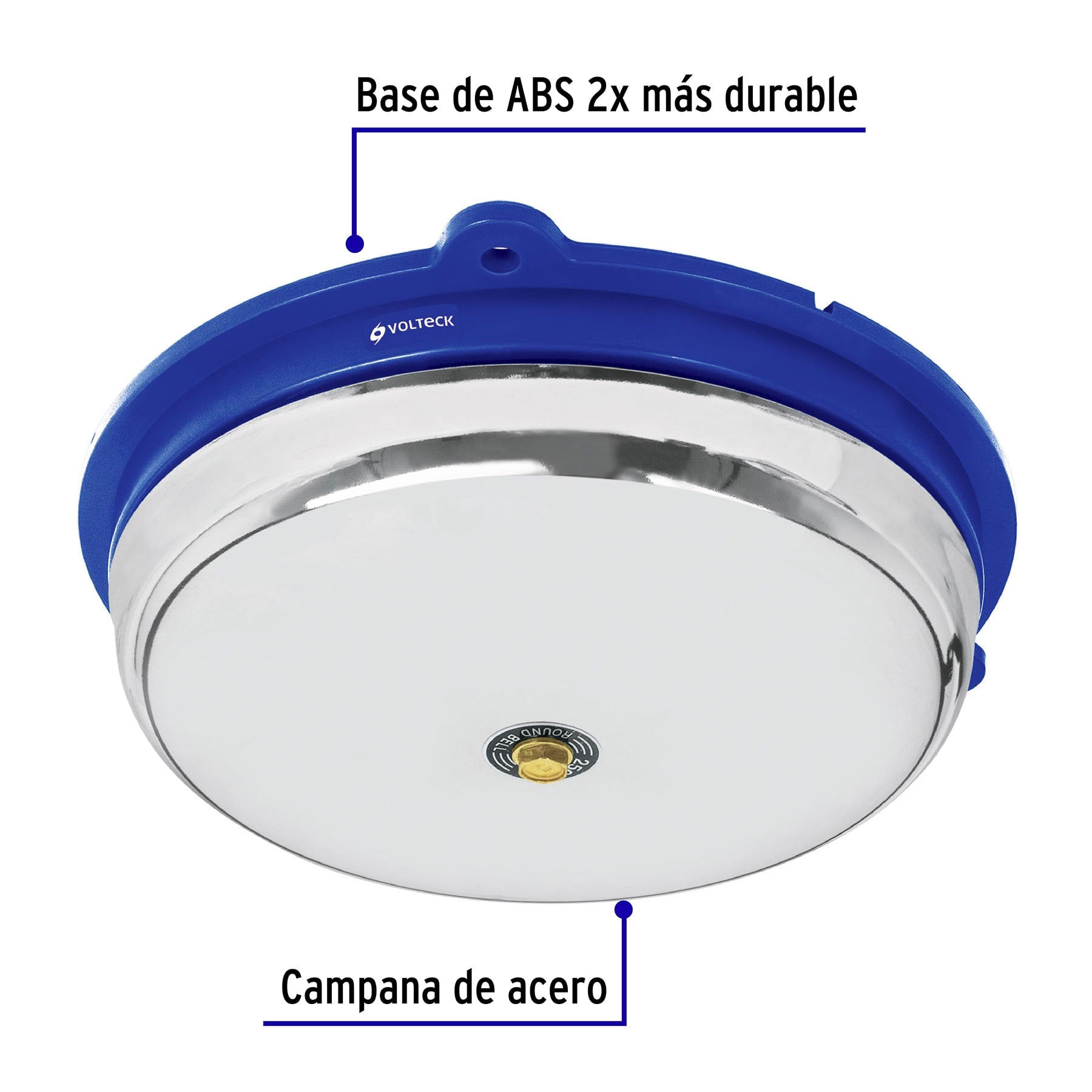 Timbre industrial tipo campana de 10', VOLTECK | TIMC-10 | 46611