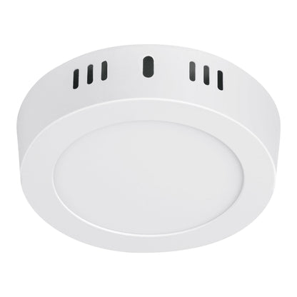 Luminario LED plafón 6W 6500K, redondo, blanco, VOLTECK | PLA-203L | 46711