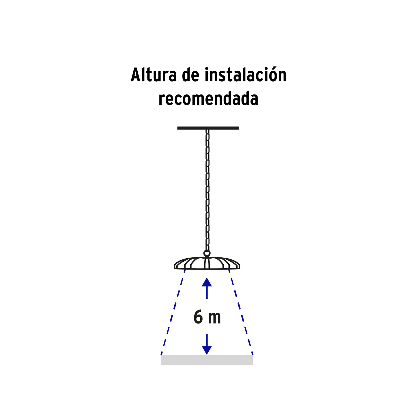 Luminario LED High Bay 100 W 6500 K, VOLTECK | HB-100L | 46792