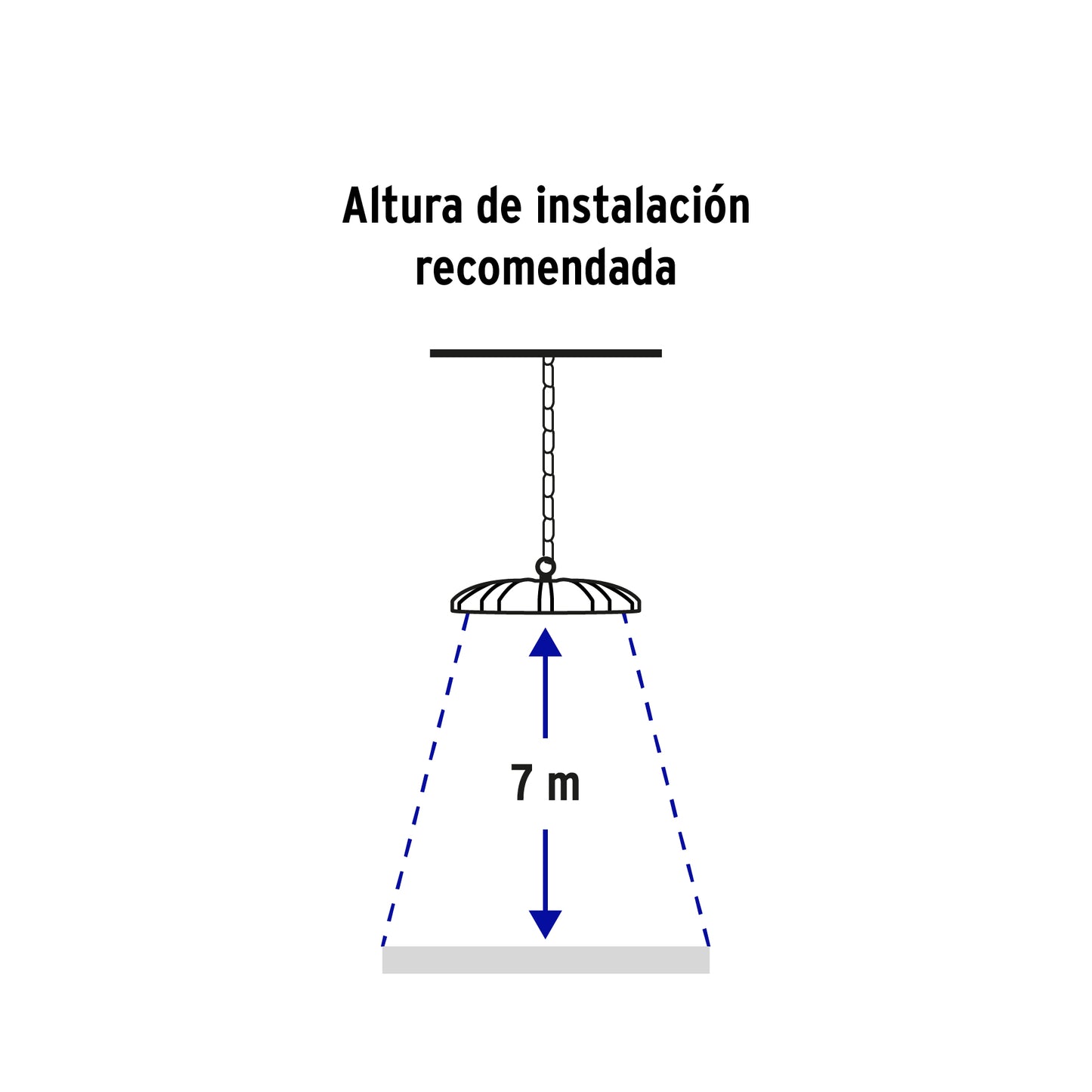 Luminario LED High Bay 150 W 6500 K, VOLTECK | HB-150L | 46793
