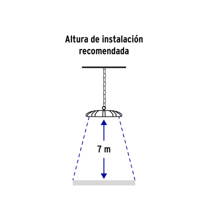 Luminario LED High Bay 150 W 6500 K, VOLTECK | HB-150L | 46793