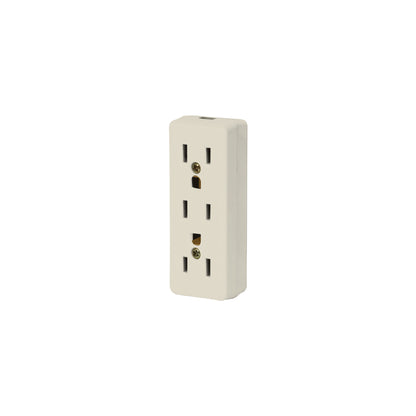 Multicontacto triple para extensión, 2 polos + tierra | MULEX-3 | 46813