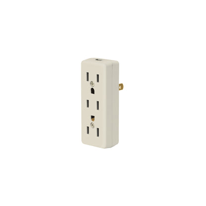 Multicontacto triple, 2 polos + tierra, Volteck | MUL-305 | 46814