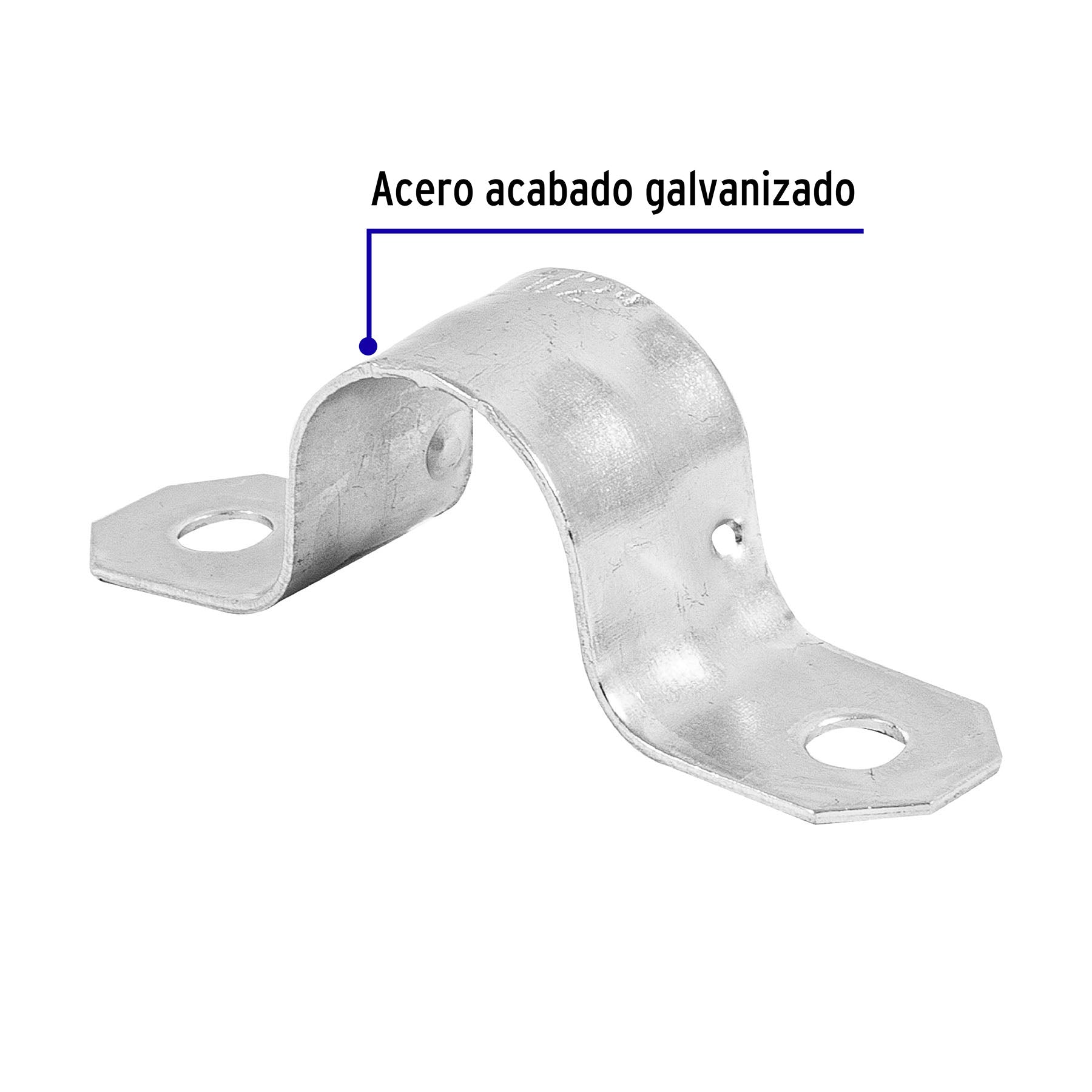 Bolsa c/10 abrazaderas tipo omega 1/2' p/tubo pared delgada | AO-1/2 | 46923